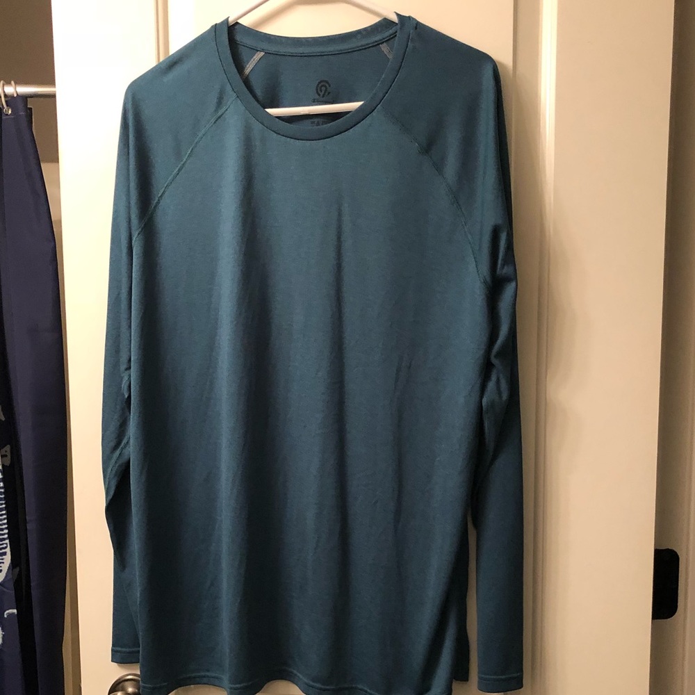 Dark Teal Athletic Champion Mens Shirt sz XL